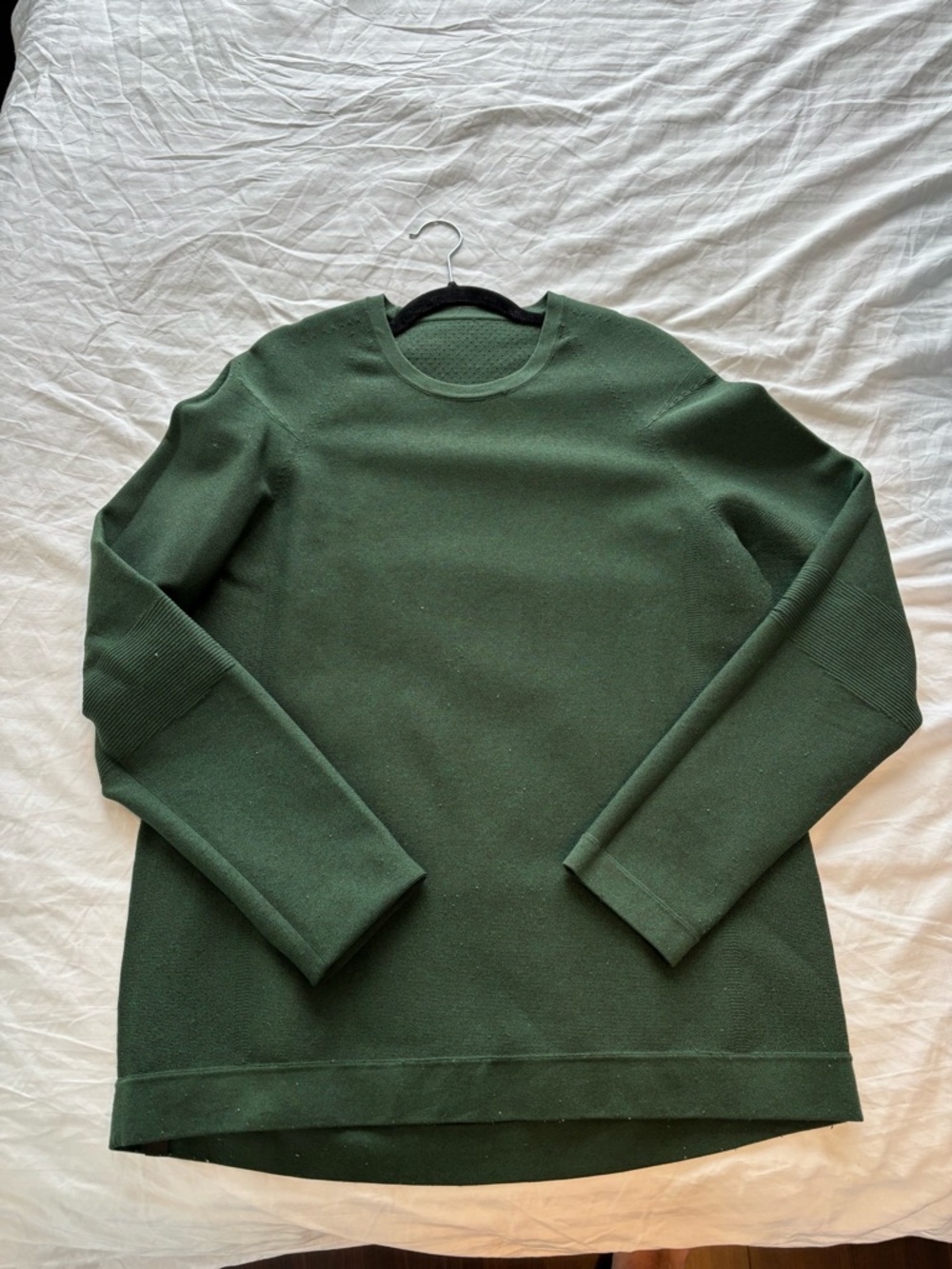 lululemon athletica Men's Crew Sweatshirt in Forest Green
